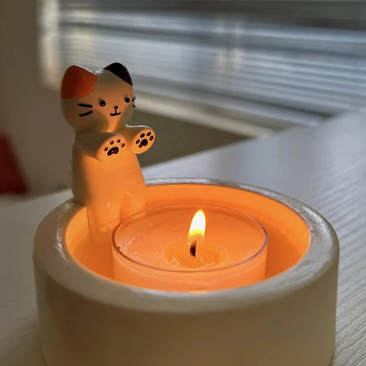 Kitten Candle Holder